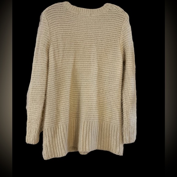 Hit List Oversized Fuzzy Crew Neck Sweater VTG woman Sz S - Picture 3 of 4